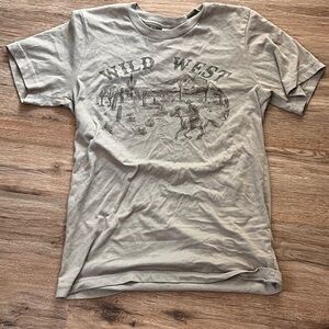 Wild West Graphic T-Shirt - Gray